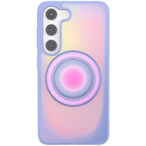 Case for Samsung Galaxy S23, Compatible with MagSafe, with Magnetic PopGrip Phone Grip Included, Phone Case for Galaxy S23 - Aura