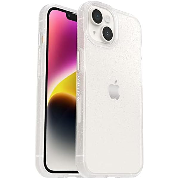iPhone 14 & 13 Prefix Series Case - Stardust (Clear/Glitter) | Ultra-Thin | Pocket-Friendly | Raised Edges Protect Camera & Screen | Wireless Charging Compatible