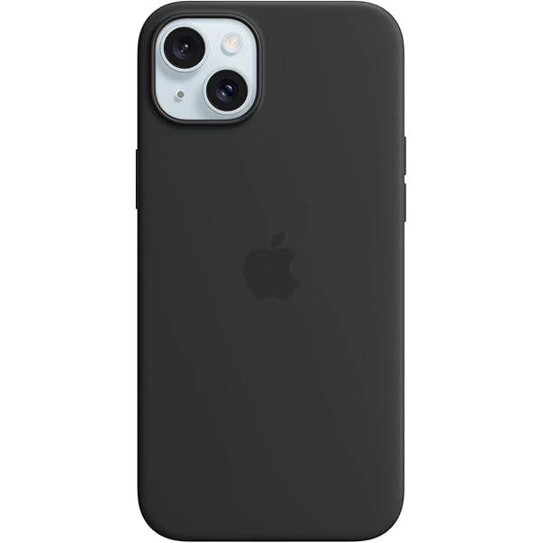 iPhone 15 Plus Silicone Case with MagSafe - Black