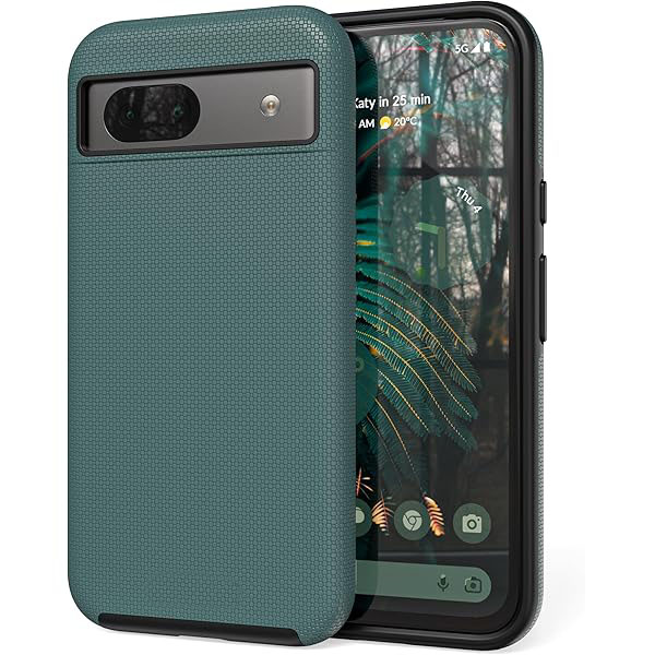 Dual Guard for Google Pixel 8a Case, Shockproof Protection | Dual Layer Case | Forest Green